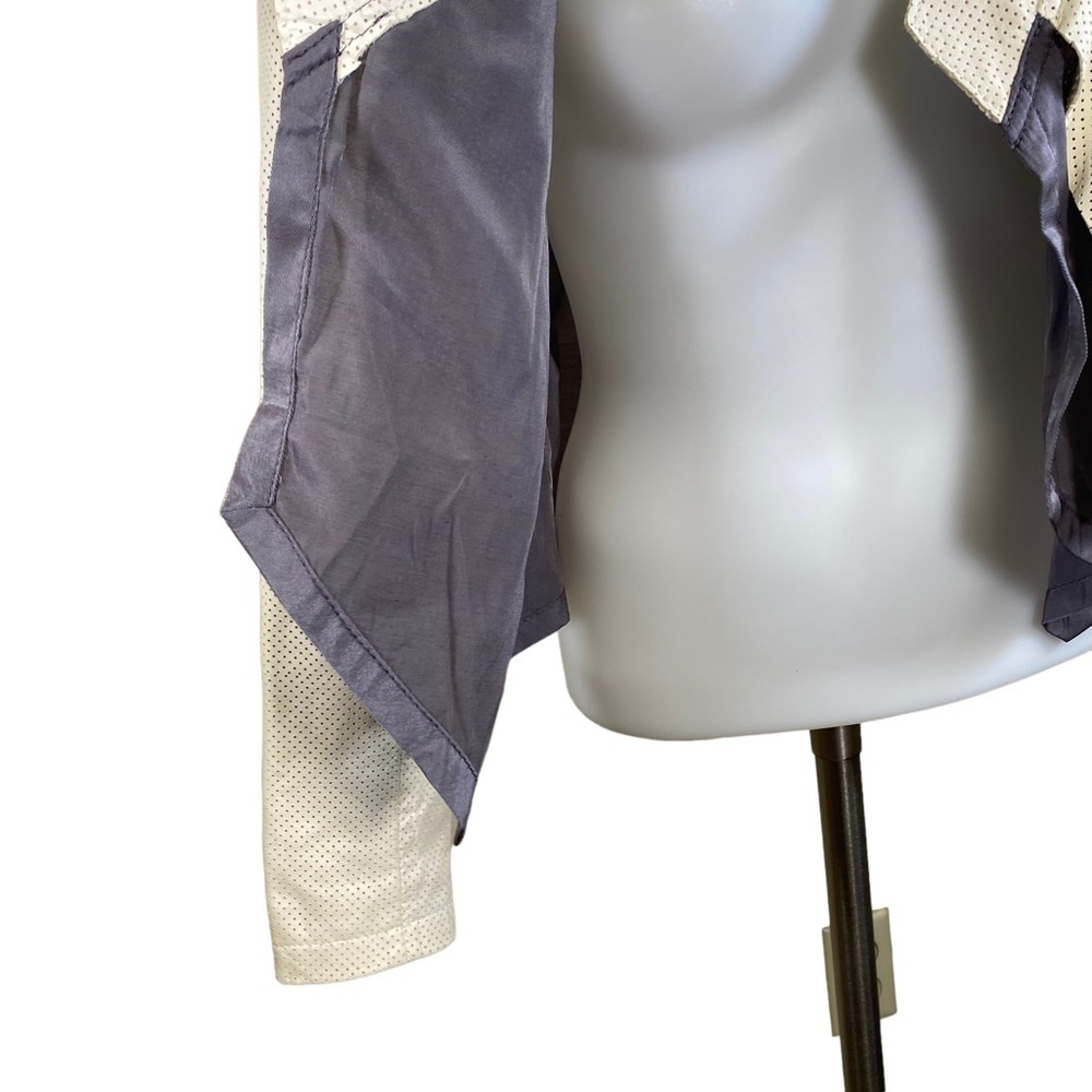 Poleci Boxy Crop Leather Jacket - Picture 5 of 10